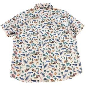 Southern Tide Intercostal Collection Mens Size L Martini Performance Button Down